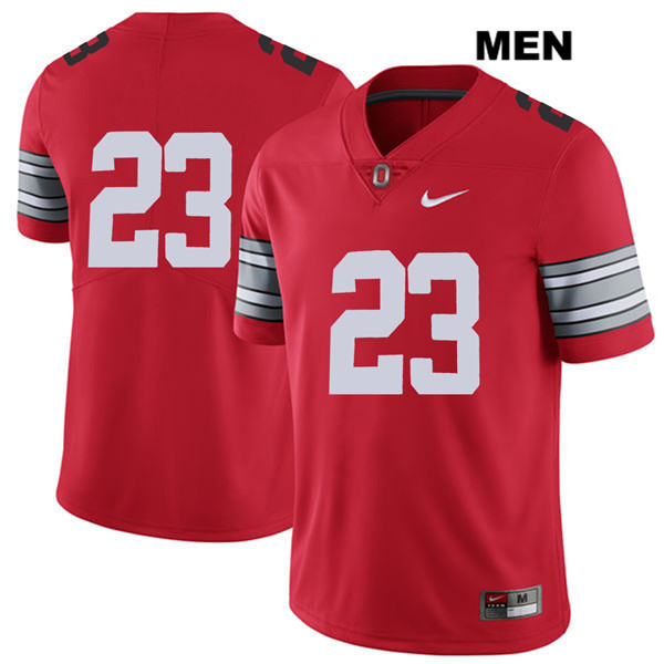 Ohio State Buckeyes Men's De'Shawn White #23 Red Authentic Nike 2018 Spring Game No Name College NCAA Stitched Football Jersey FS19G42QA